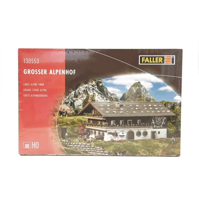 Ferme Alpine FALLER F130553 – Maquette De Paysage Pour Réseau Ferroviaire – Décoration Modélisme – Dès 14 Ans