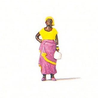 Femme Africaine en Boubou-HO 1/87-PREISER 29047