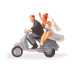 Jeunes mariés en Vespa-HO 1/87-PREISER 28150