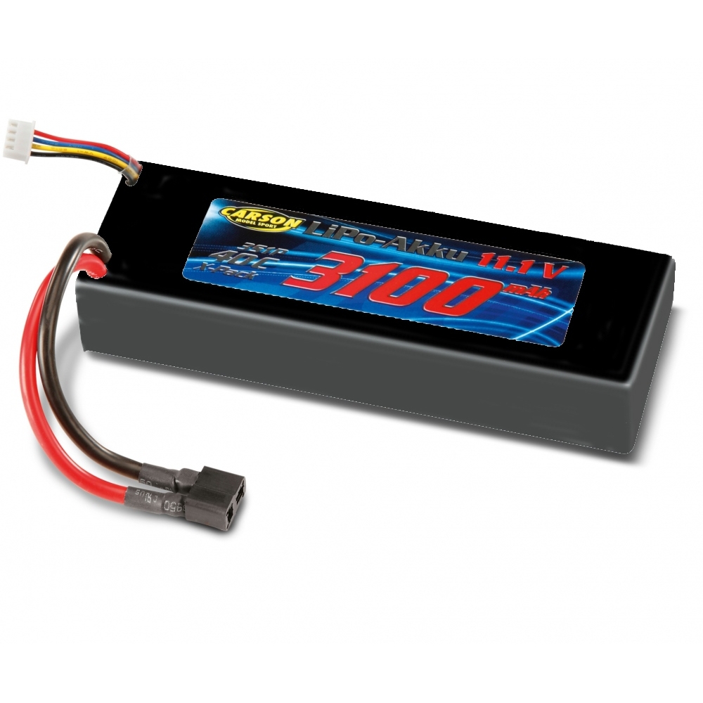 Accu Batterie LiPo 11.1 V / 3100 mAh CARSON 500608102
