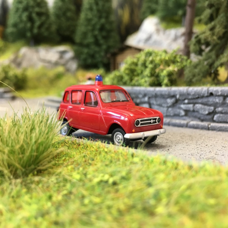 Renault 4L Pompiers-HO 1/87-WIKING 022447