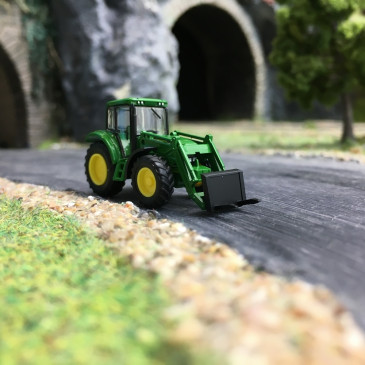 Tracteur John Deere avec Fourche avant-N 1/160-WIKING 095837