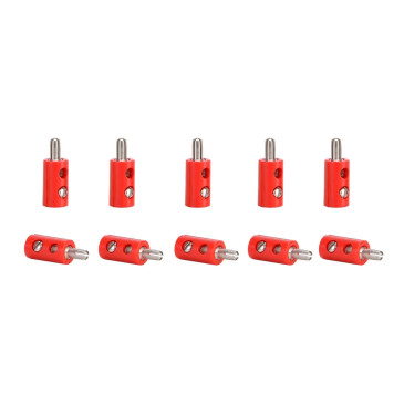 10 connecteurs mâle ROUGE (bornes)-toutes échelles-VIESSMANN 6871