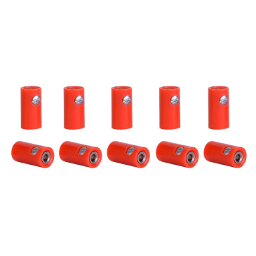10 connecteurs femelle ROUGE (bornes)-toutes échelles-VIESSMANN 6880