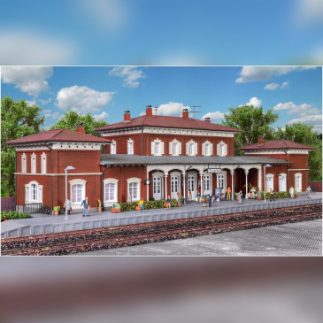 Grande gare HO KIBRI 39366 modelisme ferroviaire diorama neuf KIBRI