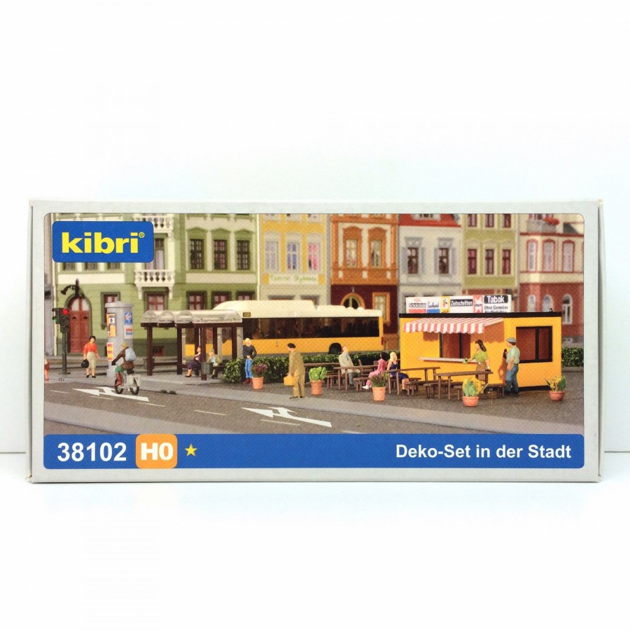 Accessoires urbain HO KIBRI 38102 modelisme ferroviaire et diorama neuf KIBRI