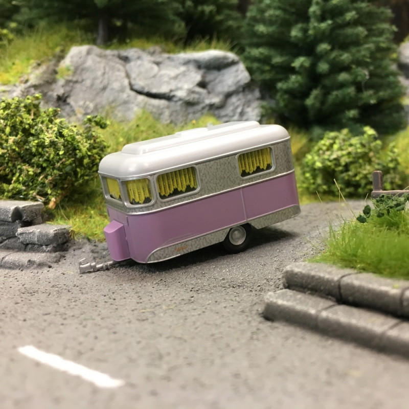 Ensemble Cirque HO 1/87 – Caravane Et Camion – Kibri – Plastique – Allemagne