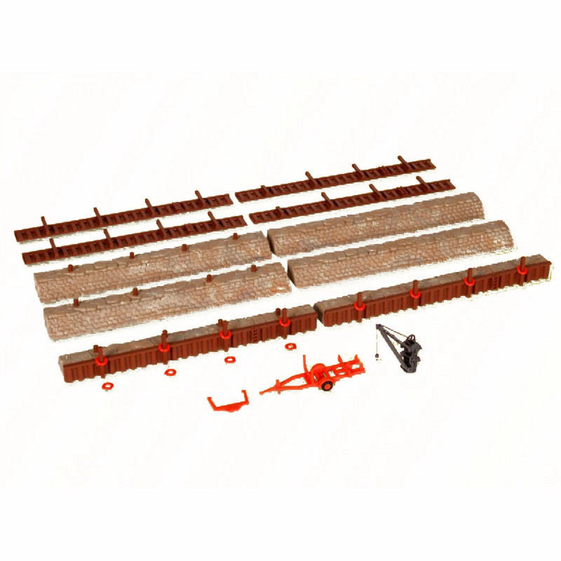 Set port intérieur HO KIBRI 38528 modelisme ferroviaire et diorama neuf KIBRI