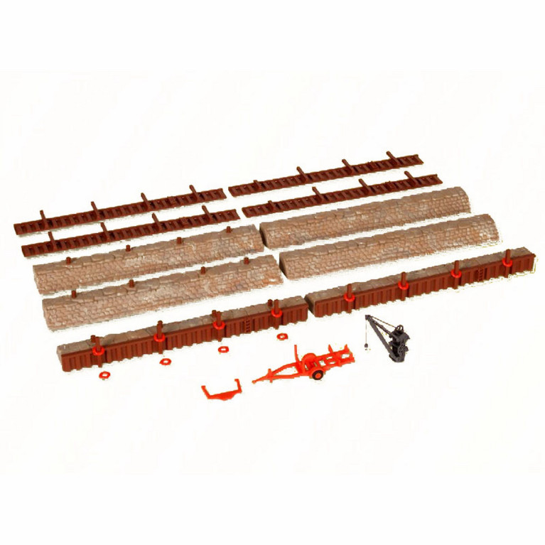 Set port intérieur HO KIBRI 38528 modelisme ferroviaire et diorama neuf KIBRI