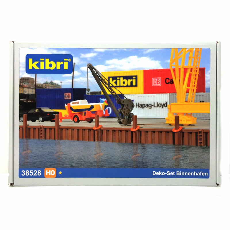 Set port intérieur HO KIBRI 38528 modelisme ferroviaire et diorama neuf KIBRI