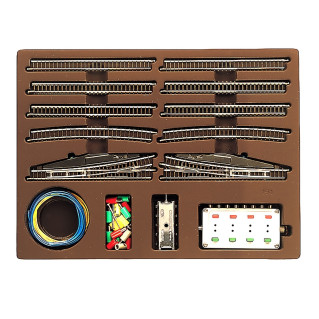 Coffret d'extension E de rails avec aiguillages-Z 1/220-MARKLIN 8191