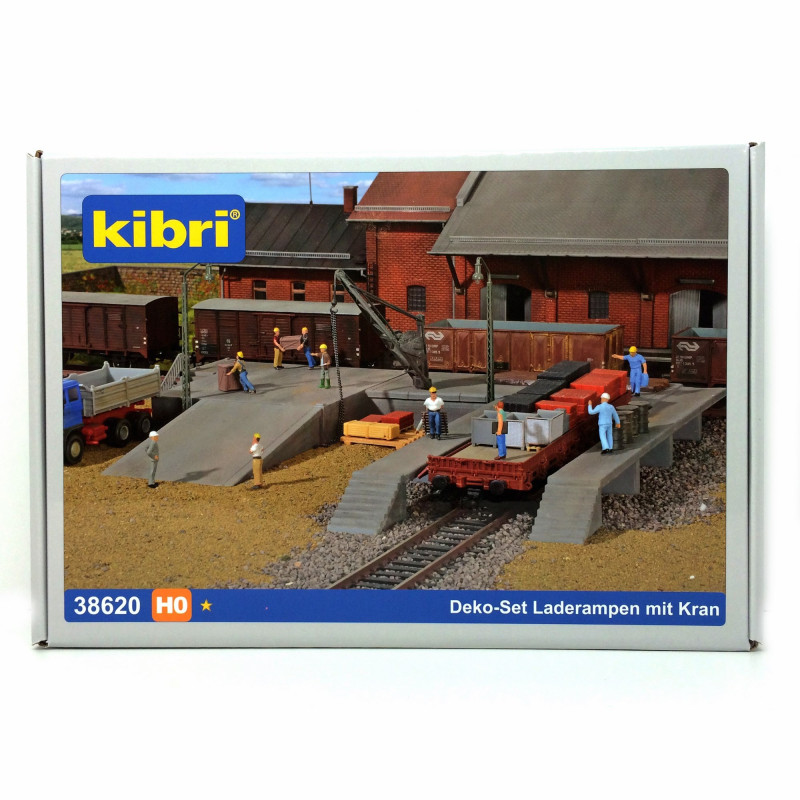 Quai marchandises HO KIBRI 38620 modelisme ferroviaire et diorama neuf KIBRI