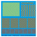 Zebras jaune (fluo) et bleu - Gendarmerie décalcomanies-HO 1/87-TCHOUTCHOU 87037