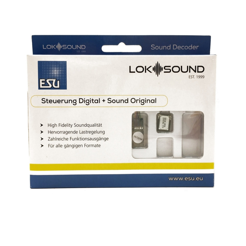 Décodeur Vide 8 fils (NEM 652) loksound V5 sonore-ESU-58813