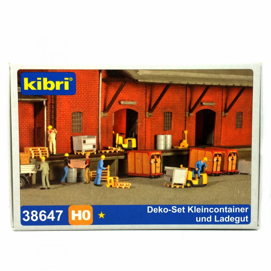 Set conteneurs HO KIBRI 38647 modelisme ferroviaire  diorama neuf KIBRI