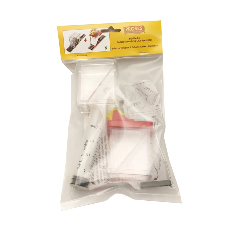 Combo épandeur et colleur de ballast-N 1/160-PROSES BS-FIX-04