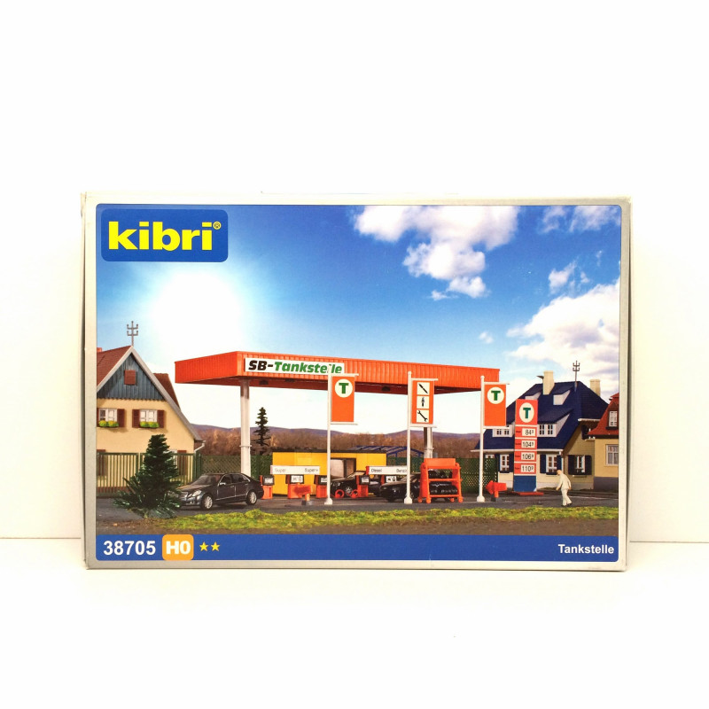 Station service HO KIBRI 38705 modelisme ferroviaire et diorama neuf KIBRI