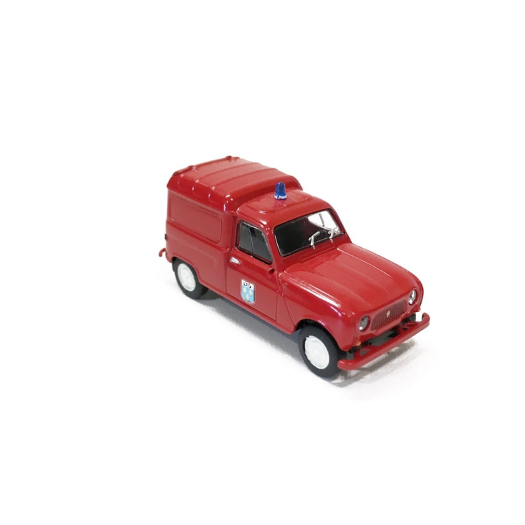 Renault 4L fourgonnette Pompiers Versailles-HO-1/87-BREKINA 14747