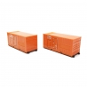 2 Containers 20" BOELS-HO 1/87-HERPA 76890