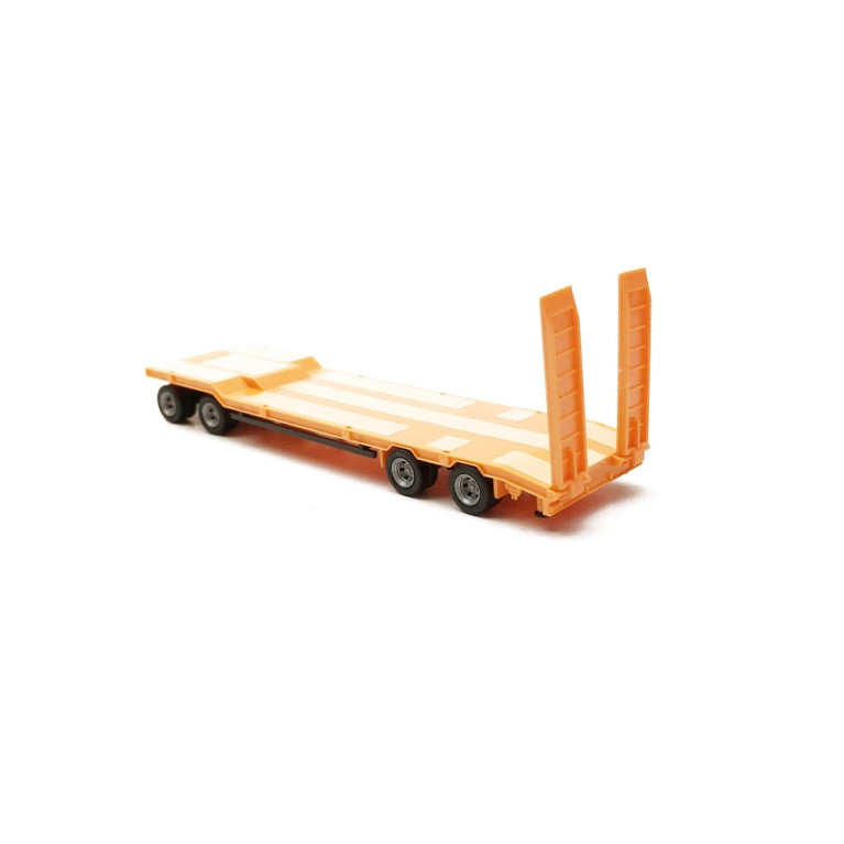Remorque Plateau long à rampes-HO 1/87-HERPA 076142-006