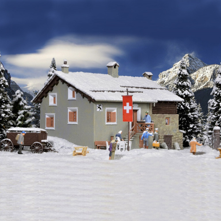 Auberge de montagne HO KIBRI 38811 modelisme ferroviaire diorama neuf KIBRI