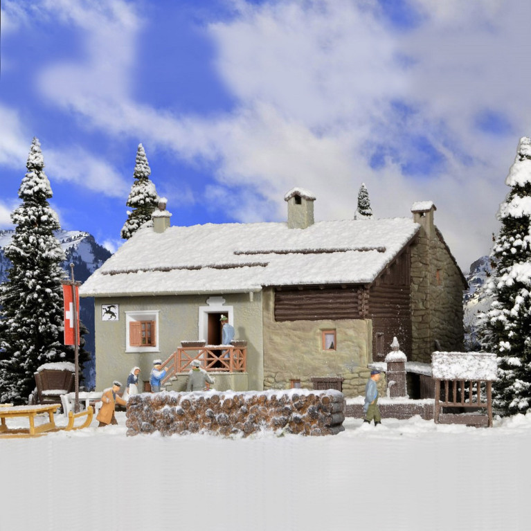 Auberge de montagne HO KIBRI 38811 modelisme ferroviaire diorama neuf KIBRI