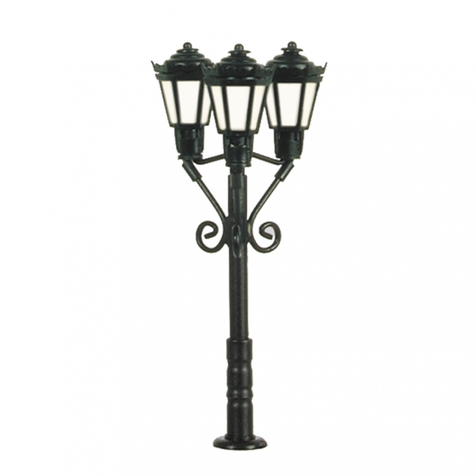 Lampadaire de parc à 3 lumières LED 37mm-N 1/160-VIESSMANN 6477