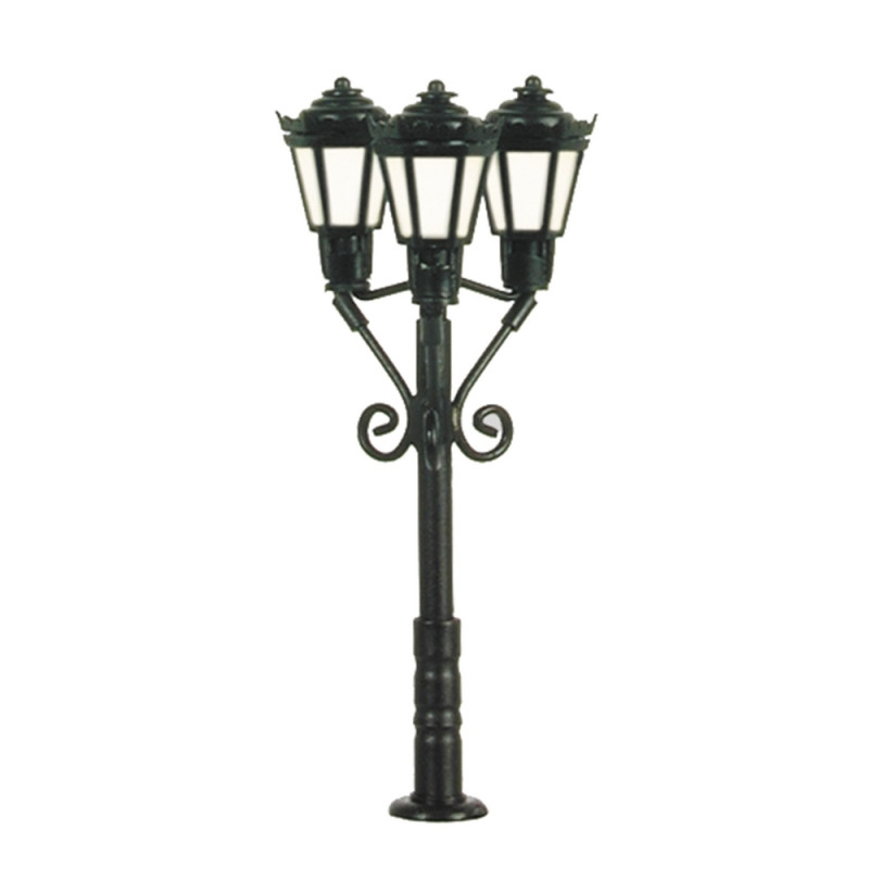 Lampadaire de parc à 3 lumières LED 37mm-N 1/160-VIESSMANN 6477