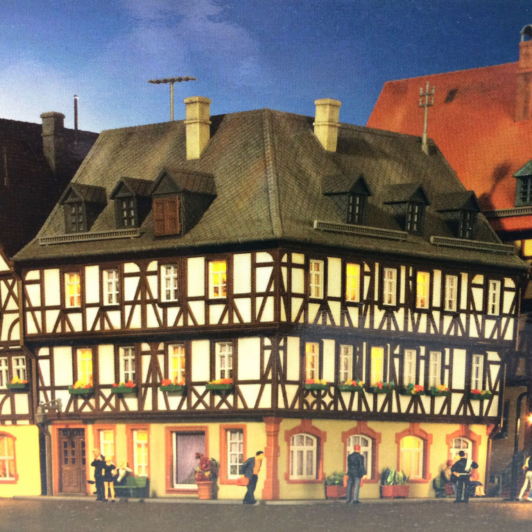 Maison de ville HO KIBRI 38904 modelisme ferroviaire et diorama neuf KIBRI