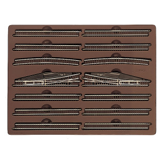 Coffret d'extension E de rails avec aiguillages-Z 1/220-MARKLIN 8190