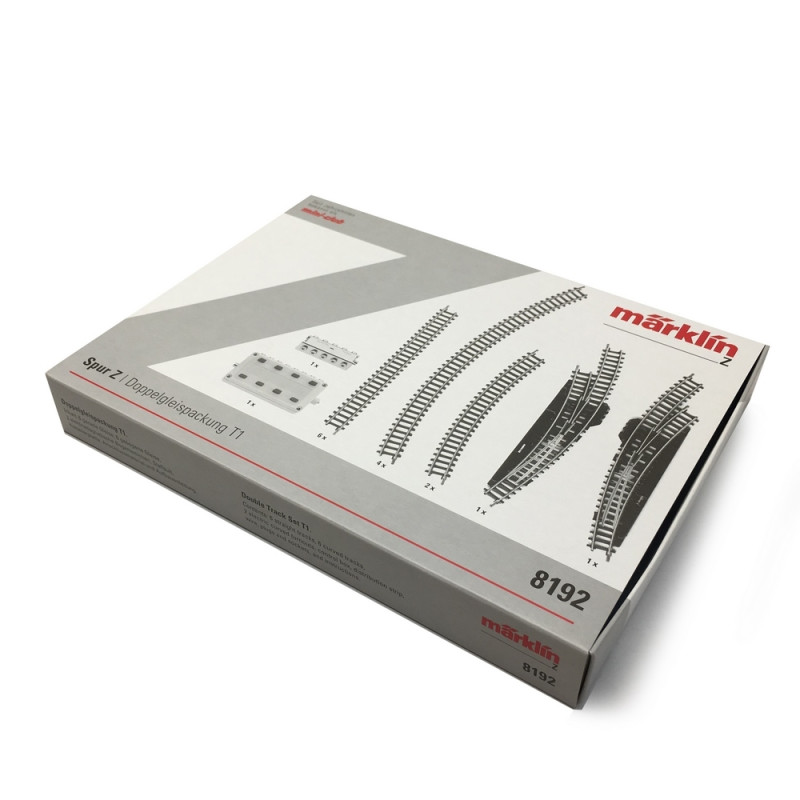 Coffret de rails T1 avec aiguillages-Z 1/220-MARKLIN 8192