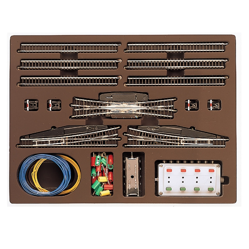 Coffret de rails T3 avec aiguillages et TJD-Z 1/220-MARKLIN 8194