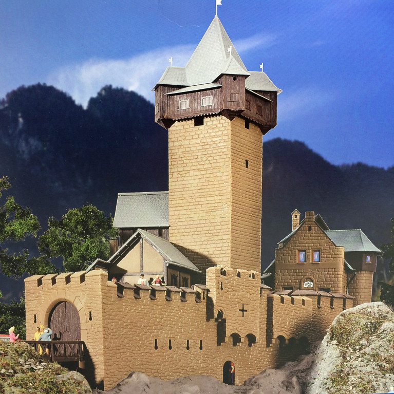 Château fort HO KIBRI 39010 modelisme ferroviaire et diorama neuf KIBRI