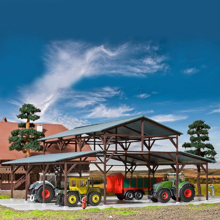 Grange agricole HO KIBRI 39095 modelisme ferroviaire et diorama neuf KIBRI