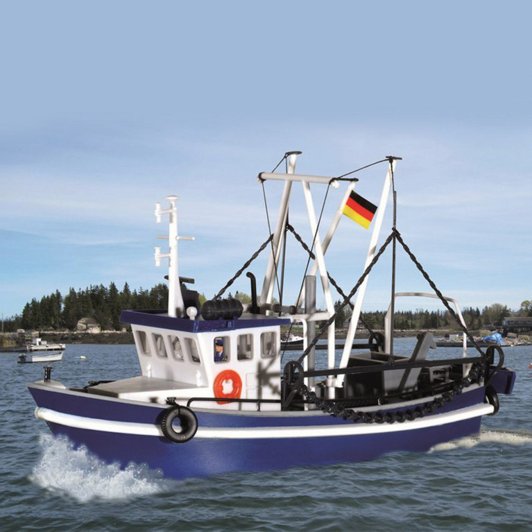 Bateau de pêche HO KIBRI 39161 modelisme ferroviaire et diorama neuf KIBRI