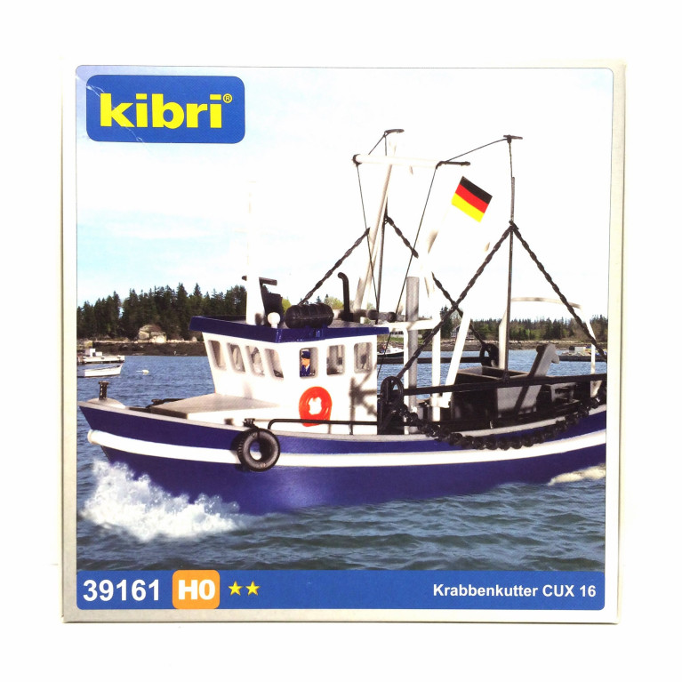 Bateau de pêche HO KIBRI 39161 modelisme ferroviaire et diorama neuf KIBRI