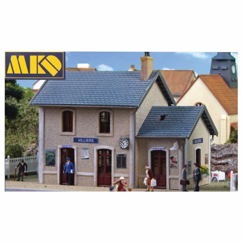 MKD maison moderne avec garage - maquette HO MKD2020