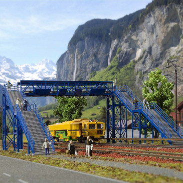 Passerelle piétons HO KIBRI 39301 modelisme ferroviaire et diorama neuf KIBRI