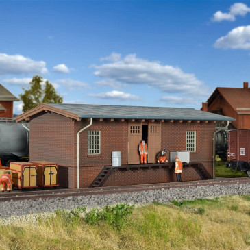 Hangar à marchandises HO KIBRI 39306 modelisme ferroviaire diorama neuf KIBRI