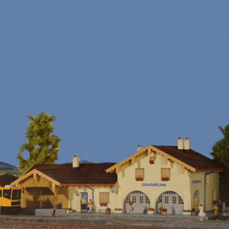 Gare de village HO KIBRI 39388 modelisme ferroviaire diorama neuf KIBRI