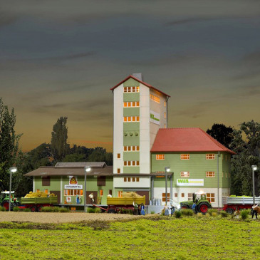 Coopérative agricole HO KIBRI 39408 modelisme ferroviaire diorama neuf KIBRI