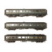 3 Voitures Express Nord B7, C9 et C11 (2CL/3CL) Sncf Ep III -HO 1/87-LSMODELS 40325