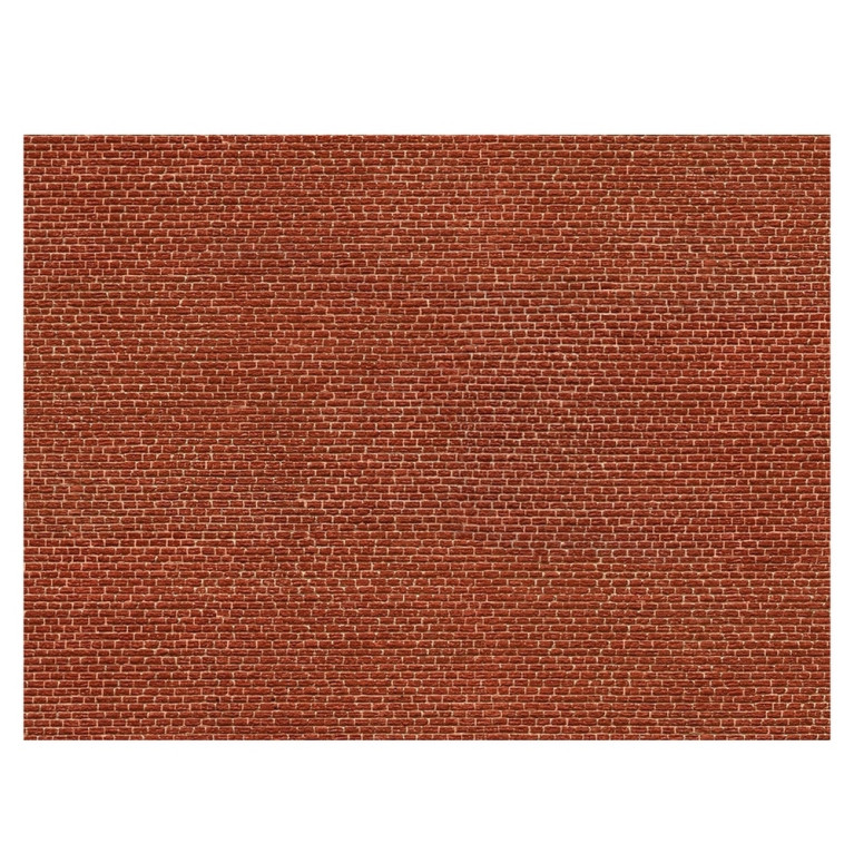 Plaque décor cartonnée 25 x 12,5 cm - HO 1 /87-NOCH 56605