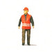 Ouvrier de Chantier-HO 1/87-PREISER 28008