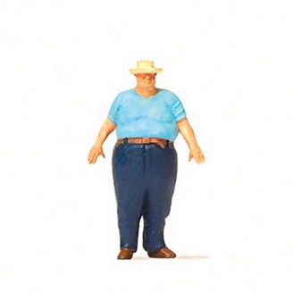 Homme assez gros-HO 1/87-PREISER 28128