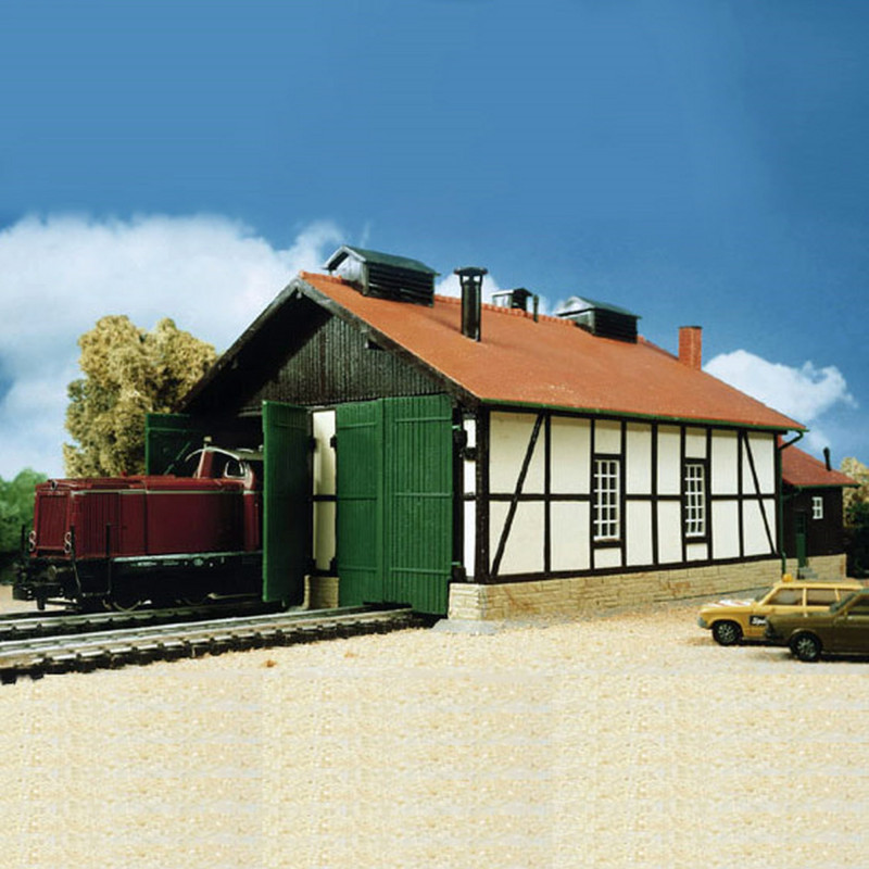 Remise locomotive HO KIBRI 39438 modelisme ferroviaire diorama neuf KIBRI