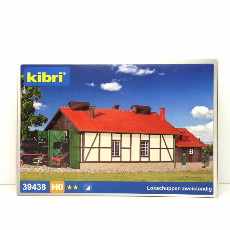 Remise locomotive HO KIBRI 39438 modelisme ferroviaire diorama neuf KIBRI