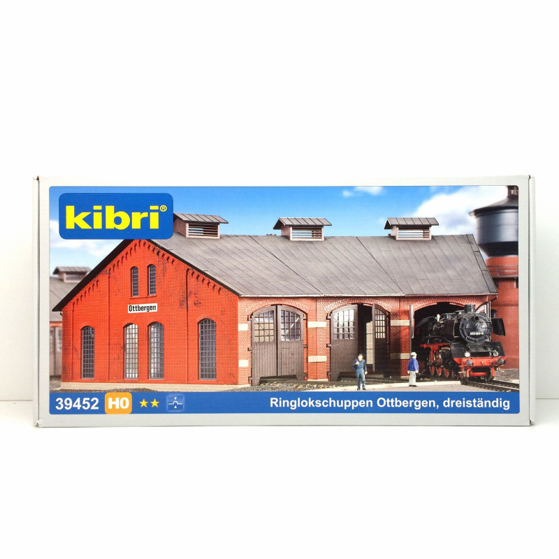 Rotonde locomotives HO KIBRI 39452 modelisme ferroviaire diorama neuf KIBRI