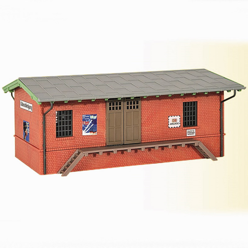 Hangar marchandises HO KIBRI 39459 modelisme ferroviaire diorama neuf KIBRI