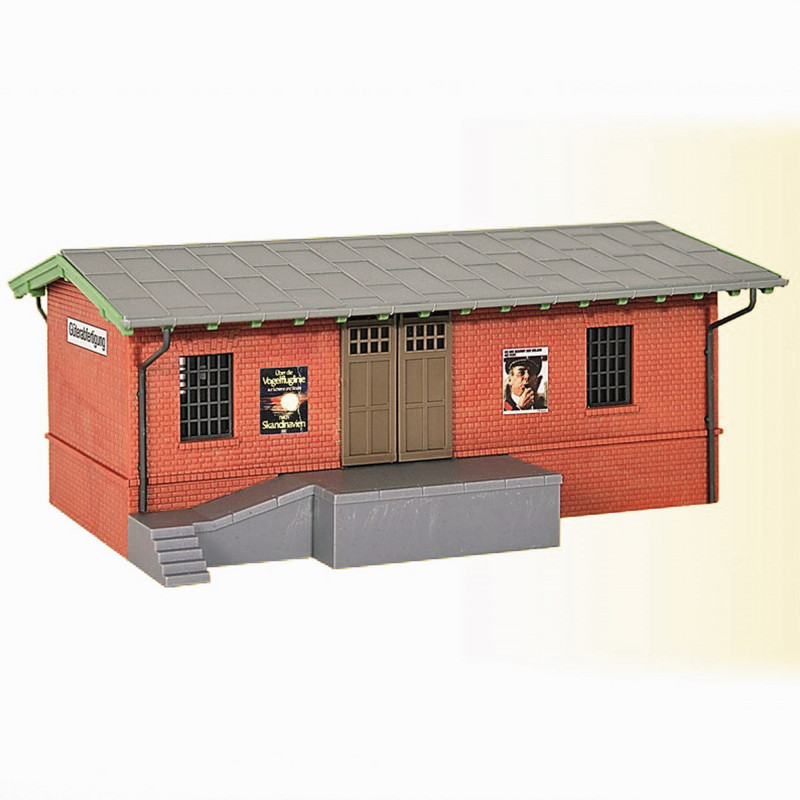 Hangar marchandises HO KIBRI 39459 modelisme ferroviaire diorama neuf KIBRI